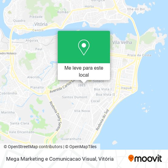 Mega Marketing e Comunicacao Visual mapa