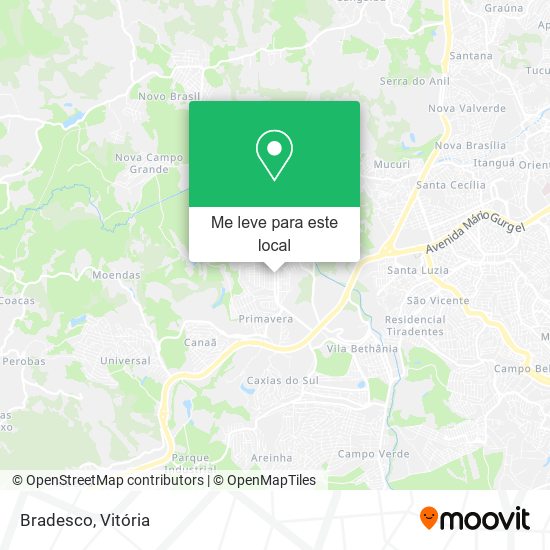 Bradesco mapa