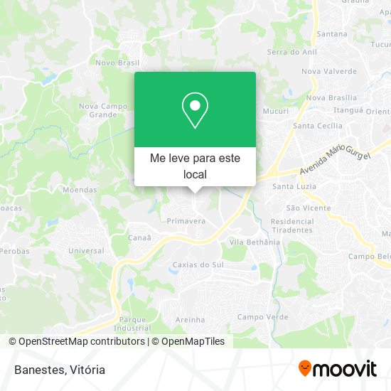 Banestes mapa