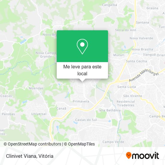 Clinivet Viana mapa