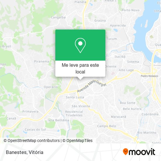 Banestes mapa