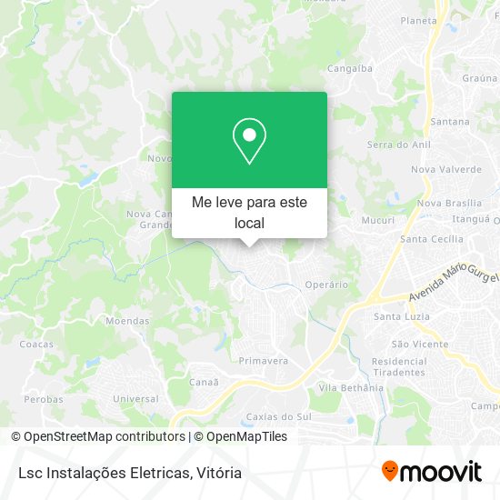 Lsc Instalações Eletricas mapa