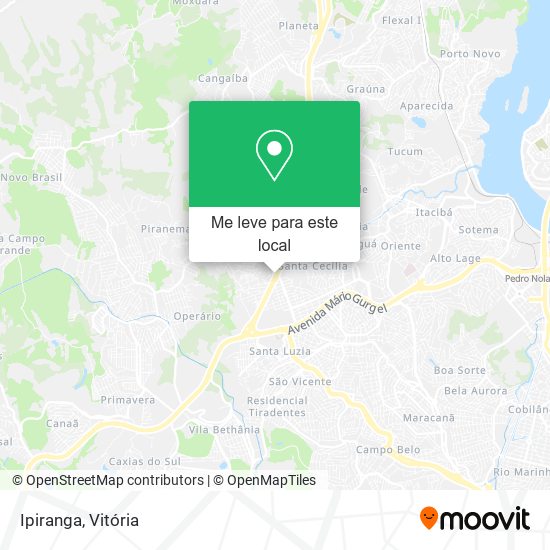 Ipiranga mapa
