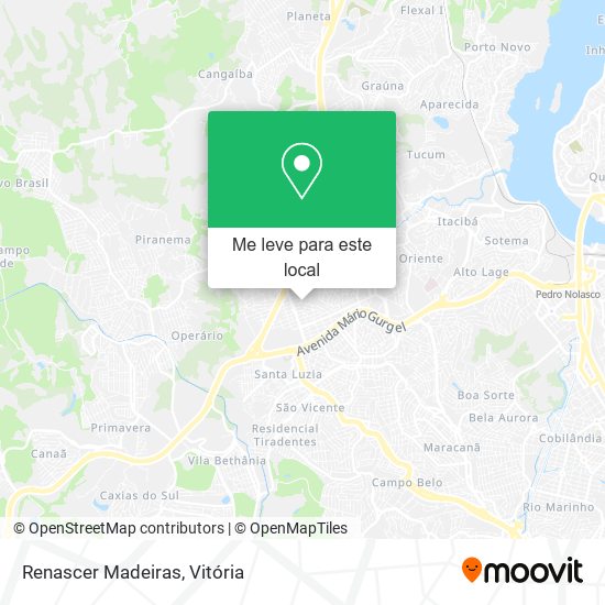 Renascer Madeiras mapa