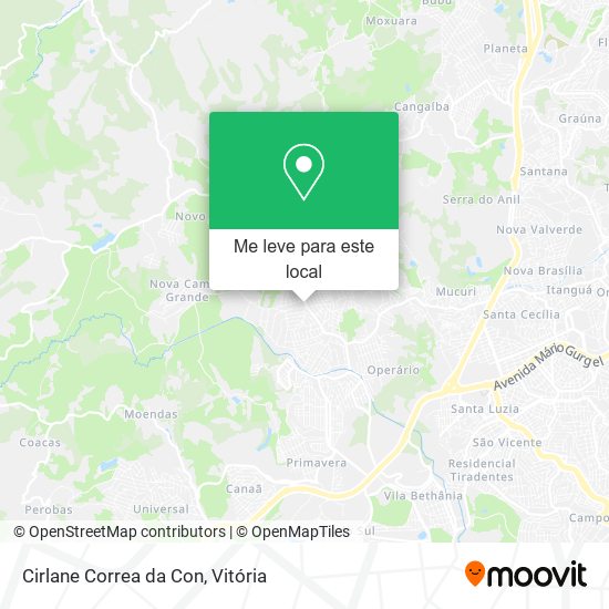 Cirlane Correa da Con mapa