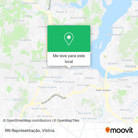 RN Representação mapa