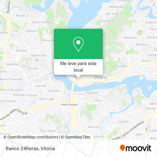 Banco 24horas mapa