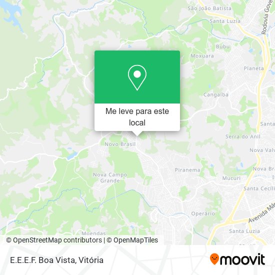 E.E.E.F. Boa Vista mapa