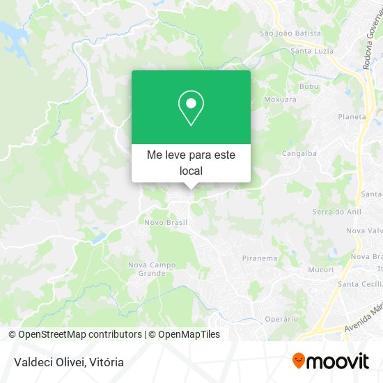Valdeci Olivei mapa