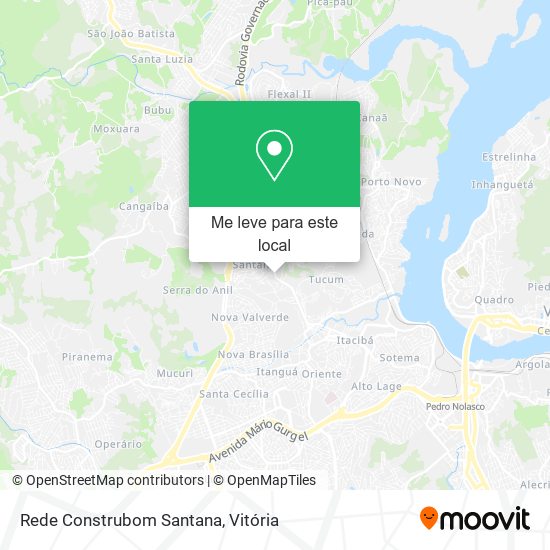 Rede Construbom Santana mapa
