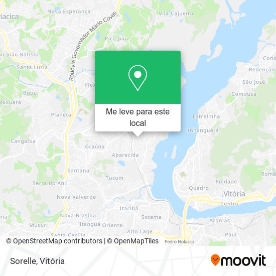 Sorelle mapa