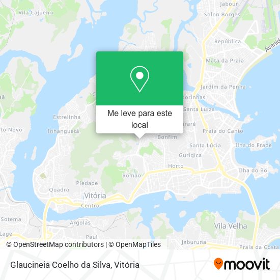 Glaucineia Coelho da Silva mapa
