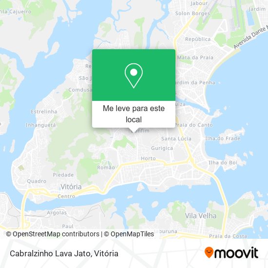 Cabralzinho Lava Jato mapa