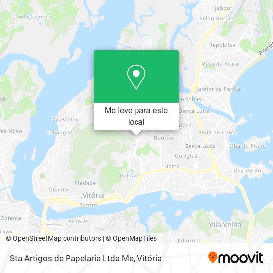 Sta Artigos de Papelaria Ltda Me mapa