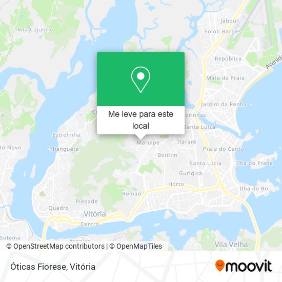 Óticas Fiorese mapa