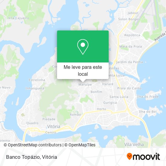 Banco Topázio mapa