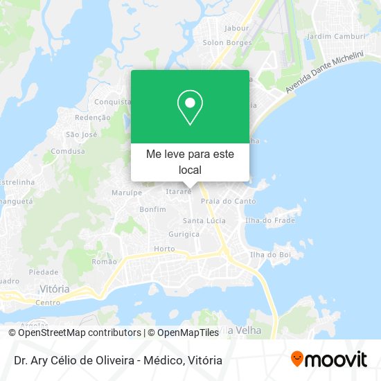 Dr. Ary Célio de Oliveira - Médico mapa