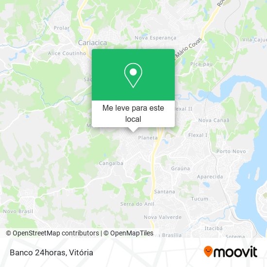 Banco 24horas mapa