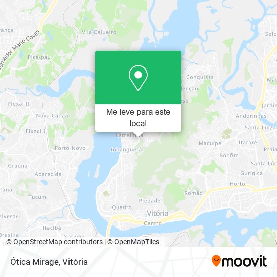 Ótica Mirage mapa