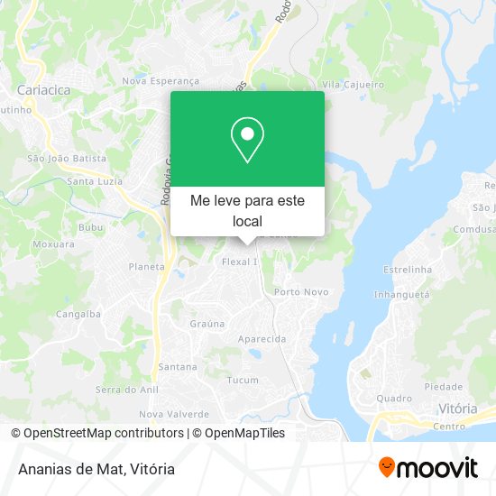 Ananias de Mat mapa