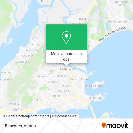 Banestes mapa