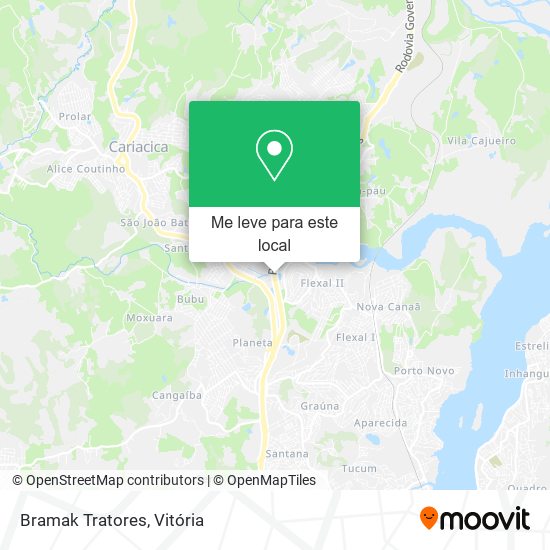Bramak Tratores mapa