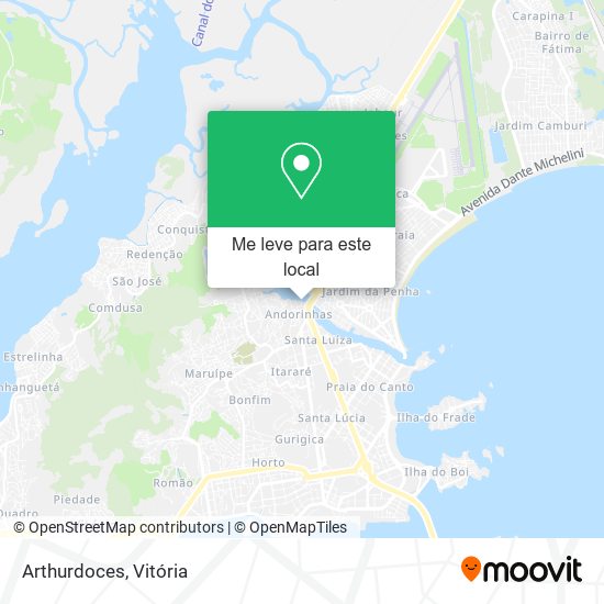 Arthurdoces mapa