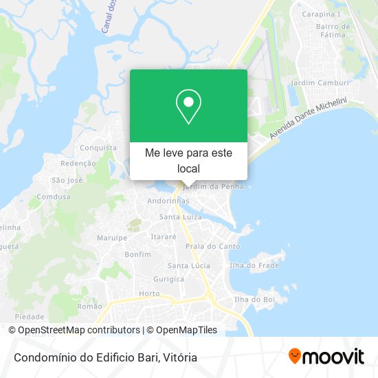 Condomínio do Edificio Bari mapa