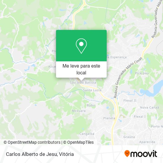 Carlos Alberto de Jesu mapa