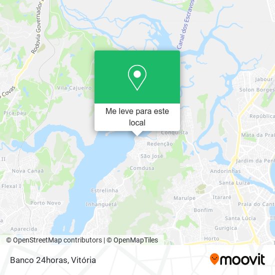 Banco 24horas mapa
