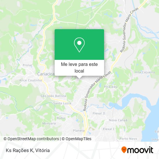 Ks Rações K mapa