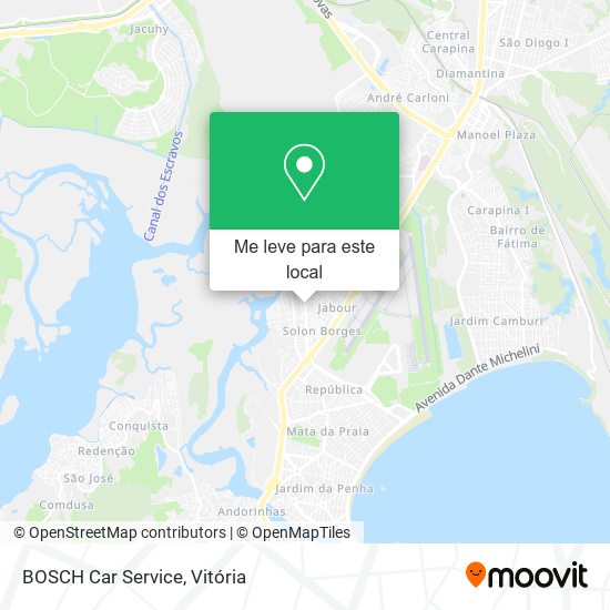 BOSCH Car Service mapa