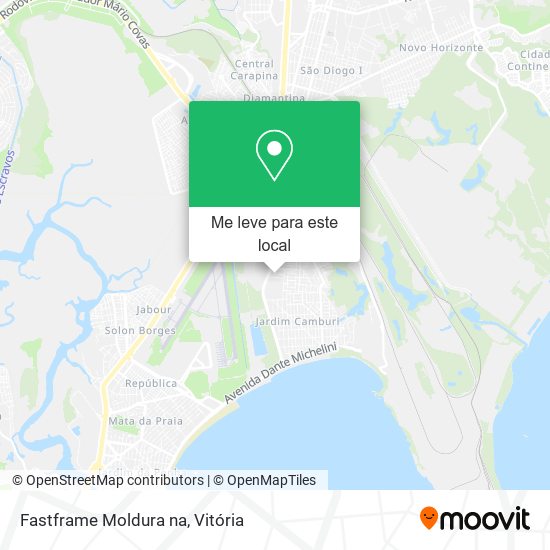 Fastframe Moldura na mapa