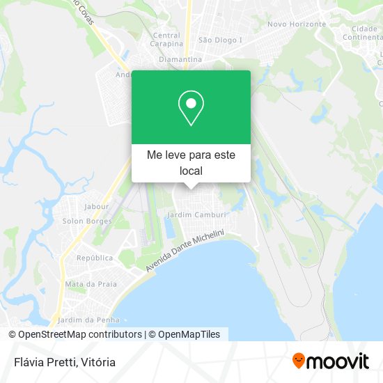 Flávia Pretti mapa
