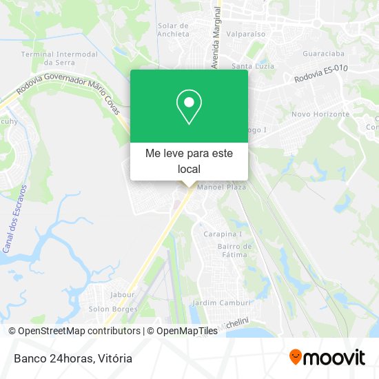 Banco 24horas mapa
