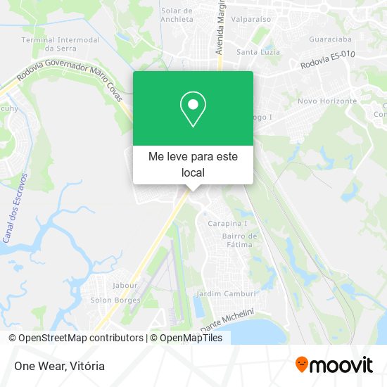 One Wear mapa
