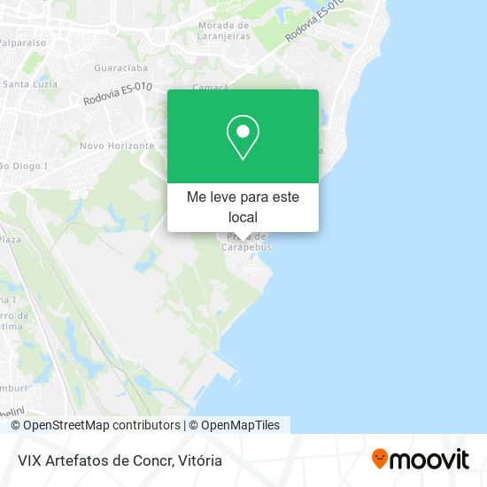 VIX Artefatos de Concr mapa