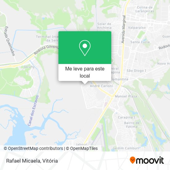Rafael Micaela mapa