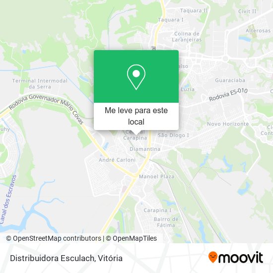 Distribuidora Esculach mapa