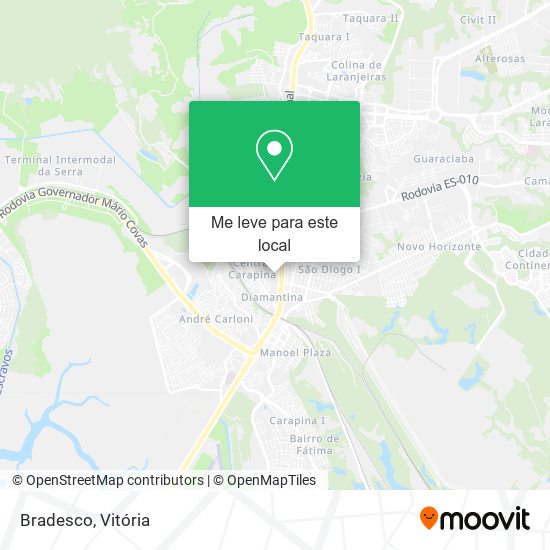 Bradesco mapa