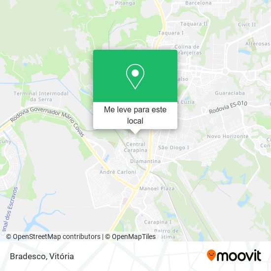 Bradesco mapa