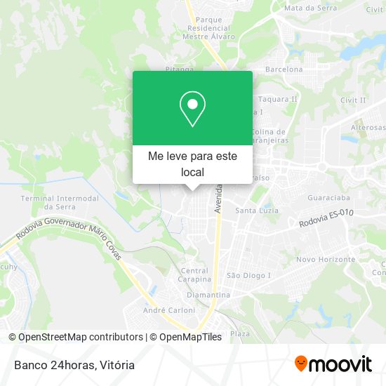 Banco 24horas mapa