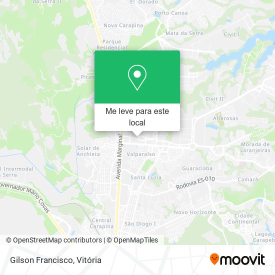 Gilson Francisco mapa