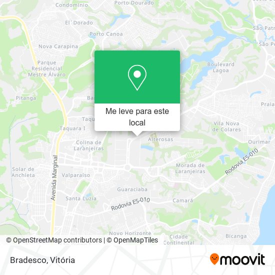 Bradesco mapa