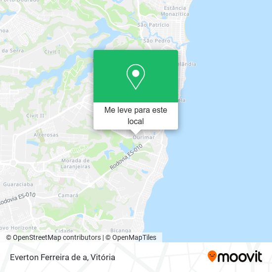 Everton Ferreira de a mapa