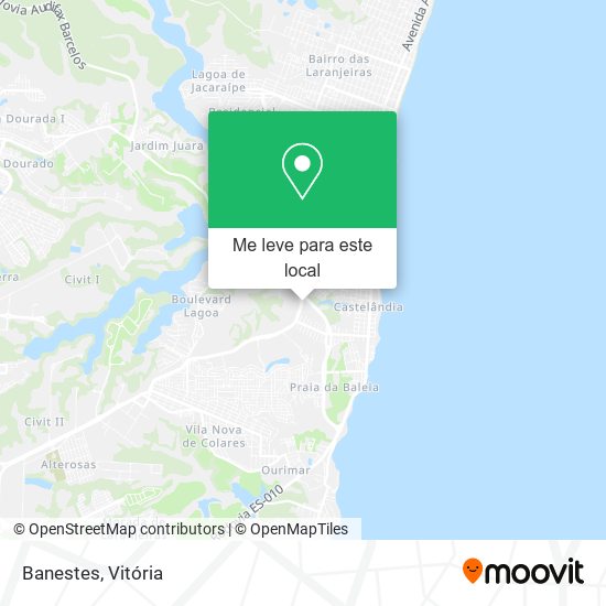 Banestes mapa
