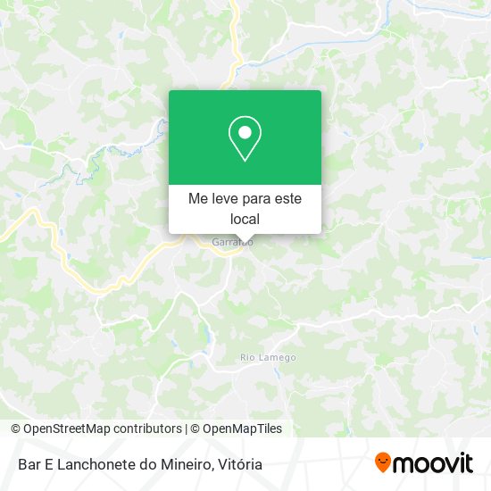 Bar E Lanchonete do Mineiro mapa
