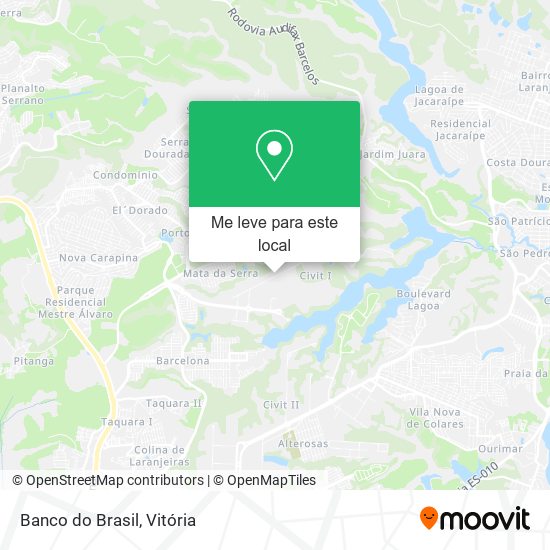 Banco do Brasil mapa