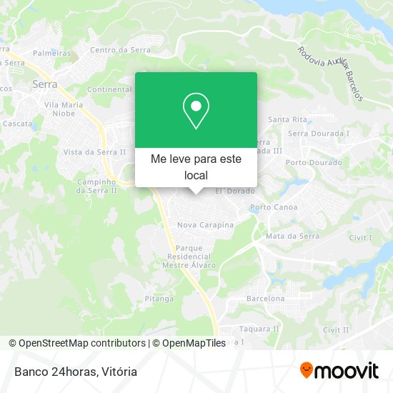 Banco 24horas mapa