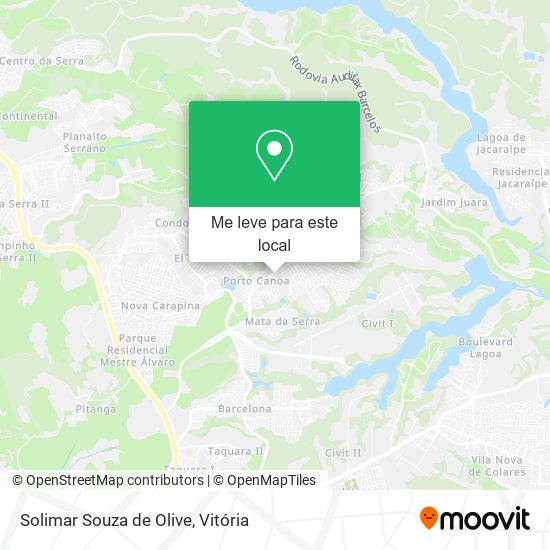 Solimar Souza de Olive mapa
